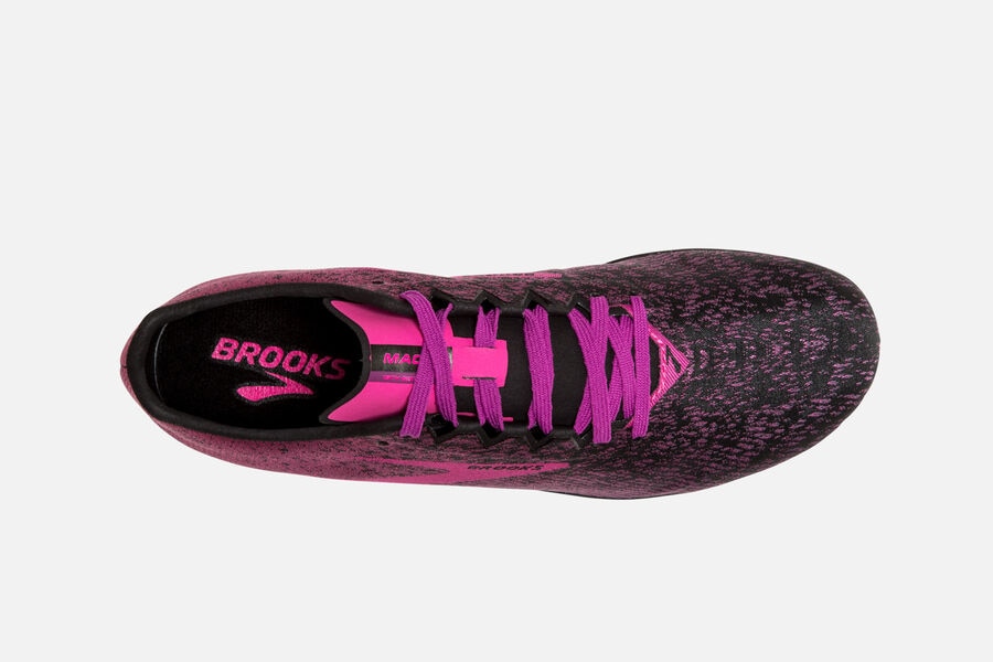 Brooks Mach 19 Spikeless Spikes Shoes Womens Pink/Black 847032-WVB